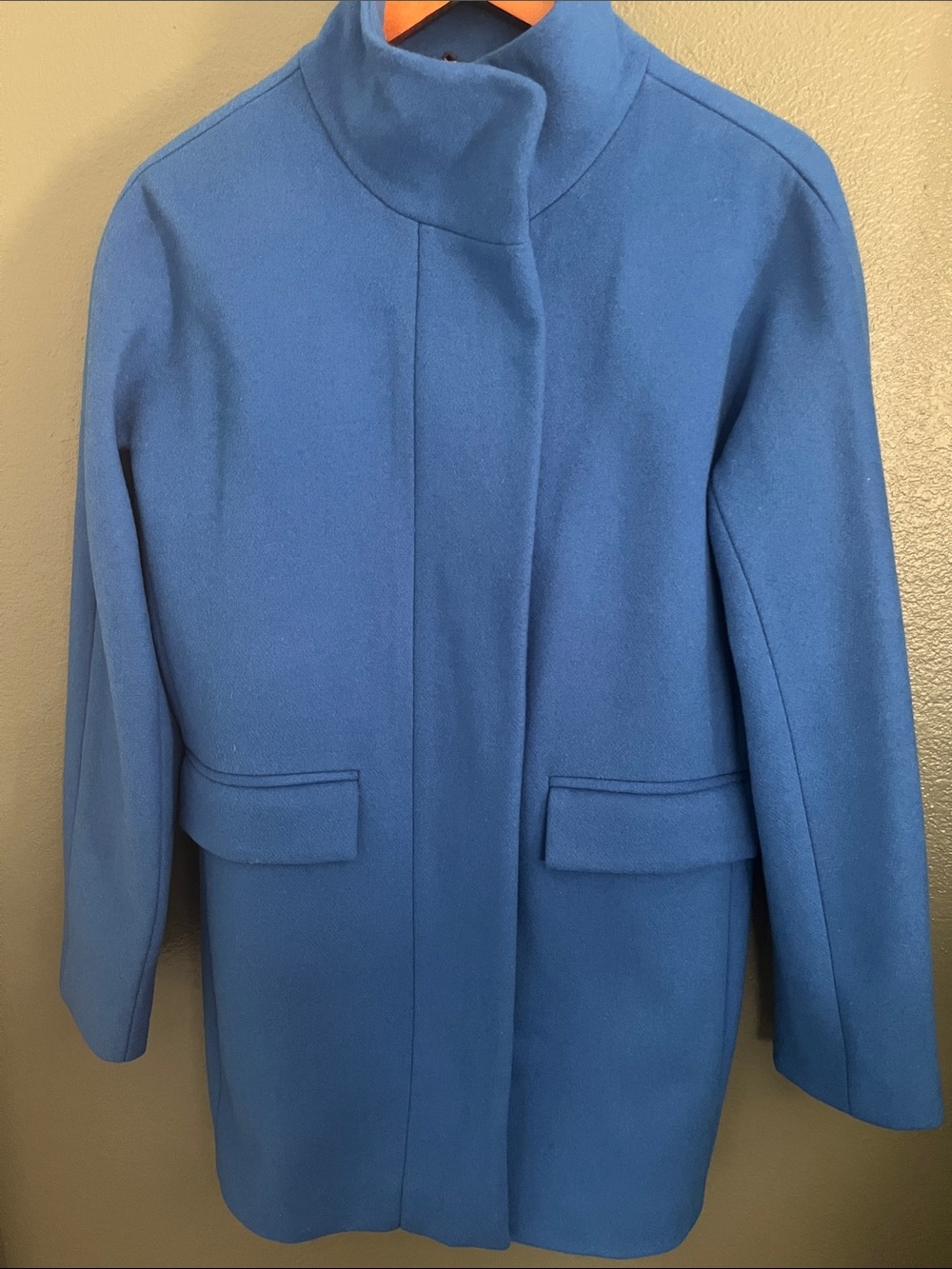 J.Crew Cobalt Blue City Coat